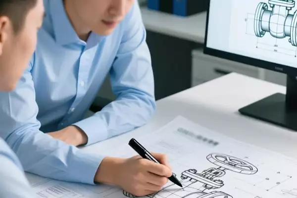 Professional engineering team providing technical support