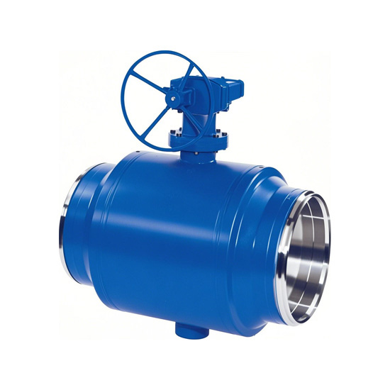 Fully welded ball valve